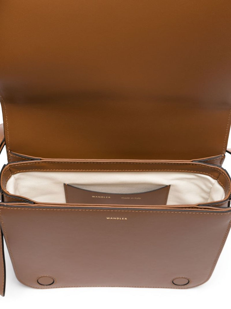 Brown Oscar Leather Cross Body Bag