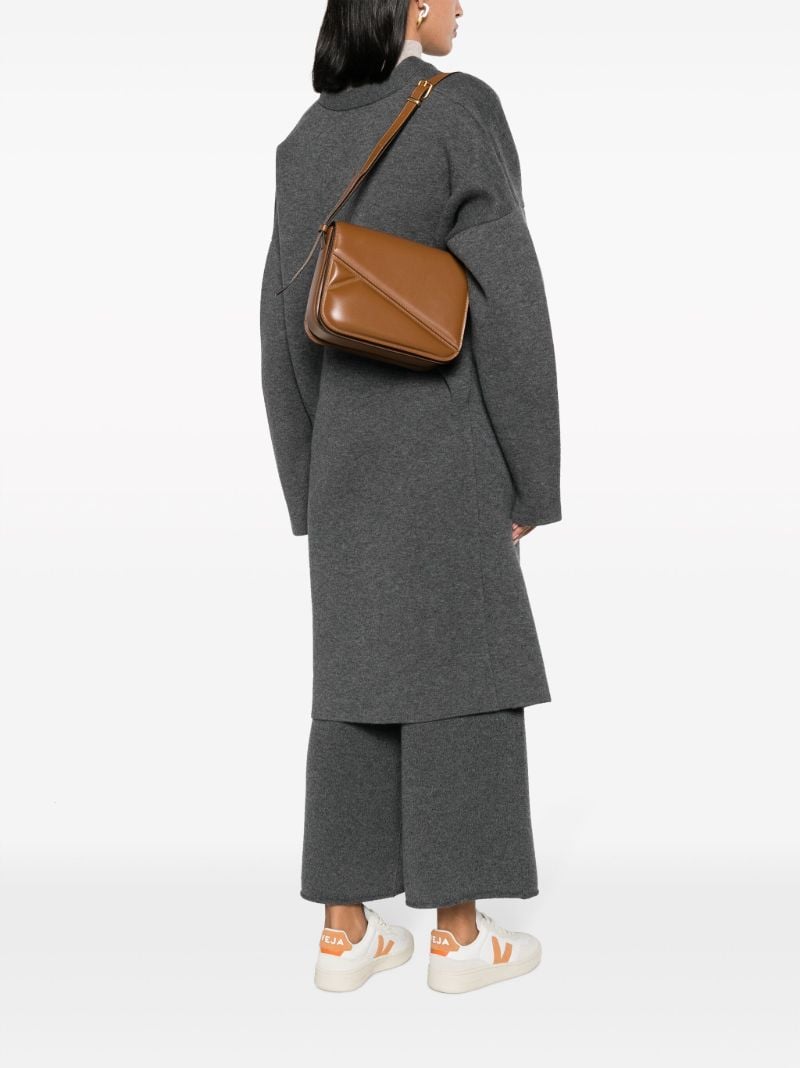 Brown Oscar Leather Cross Body Bag
