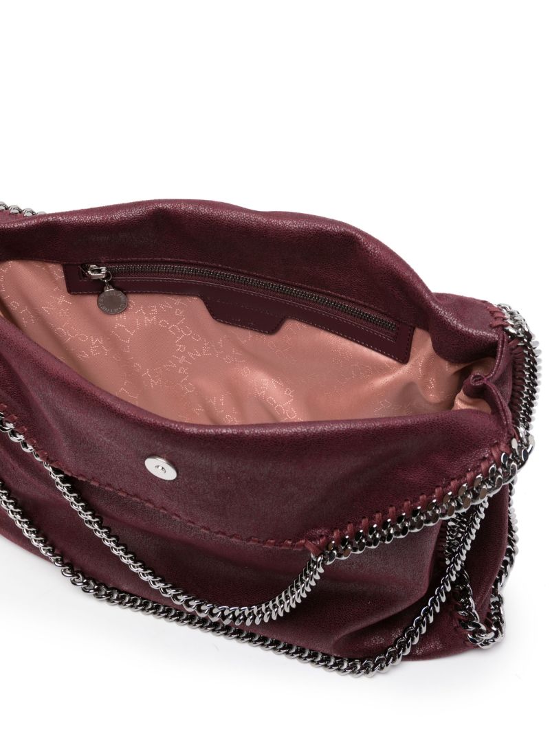 Red Falabella Faux-leather Tote Bag