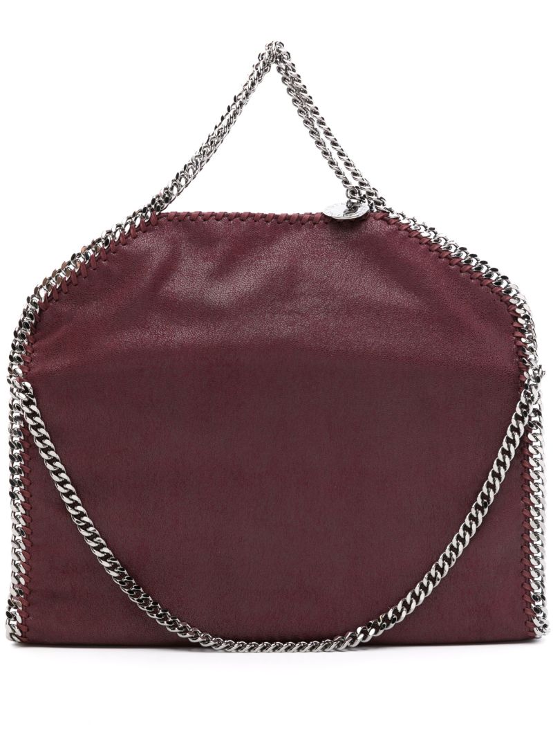 Red Falabella Faux-leather Tote Bag