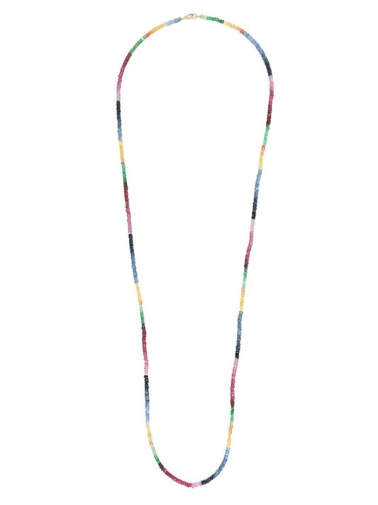 14k Yellow Gold Arizona Sapphire Necklace
