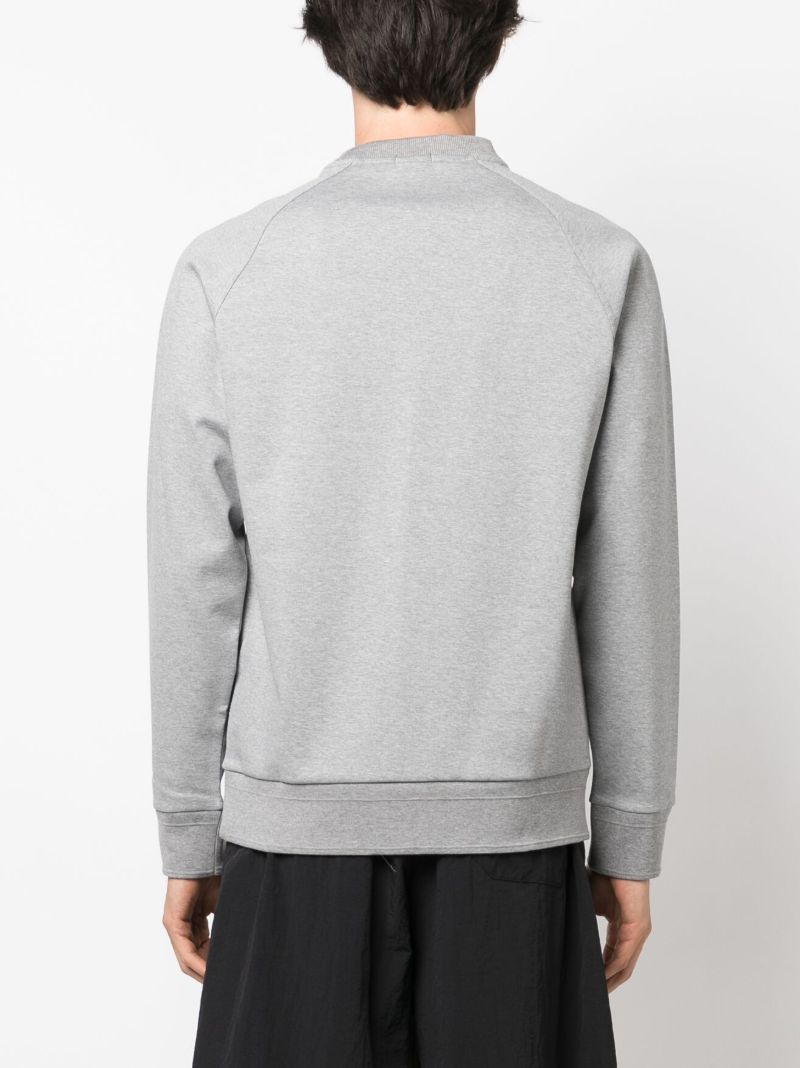 Grey Logo-patch Sweatshirt