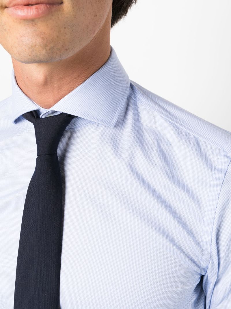 Blue Hank Spread Organic Cotton Shirt