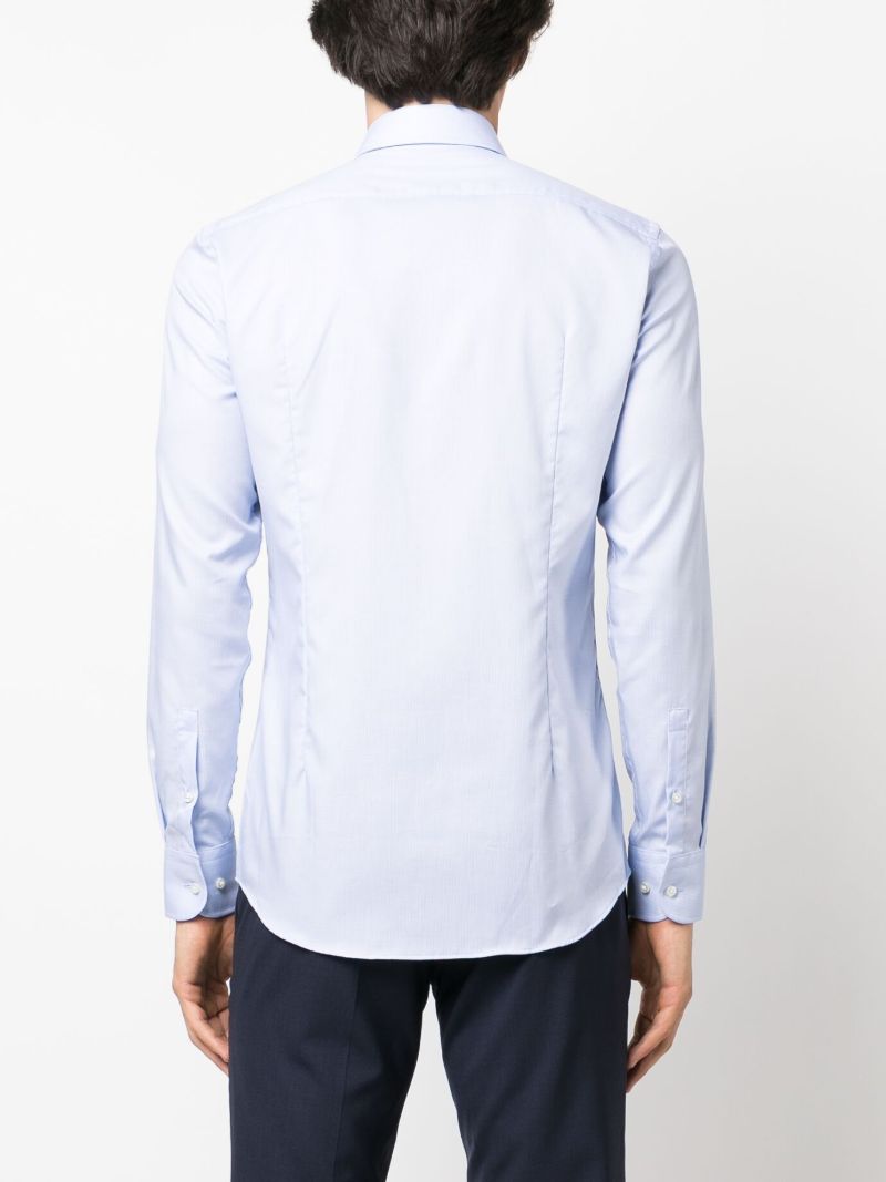 Blue Hank Spread Organic Cotton Shirt