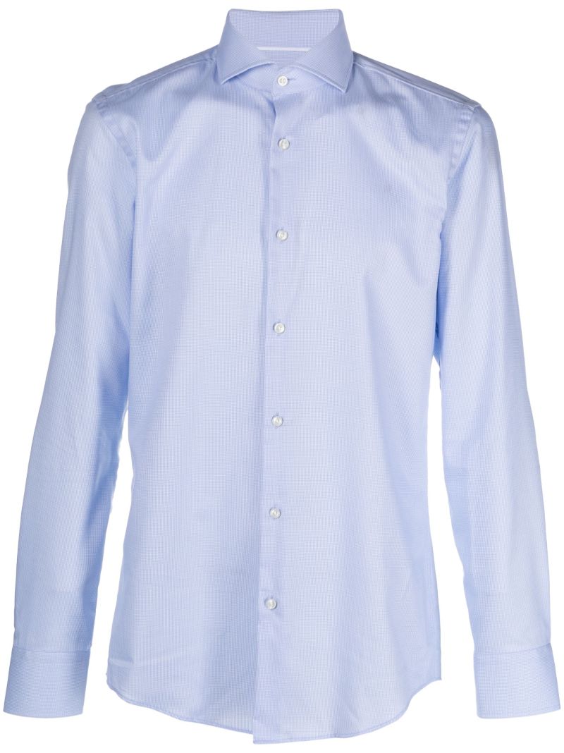 Blue Hank Spread Organic Cotton Shirt