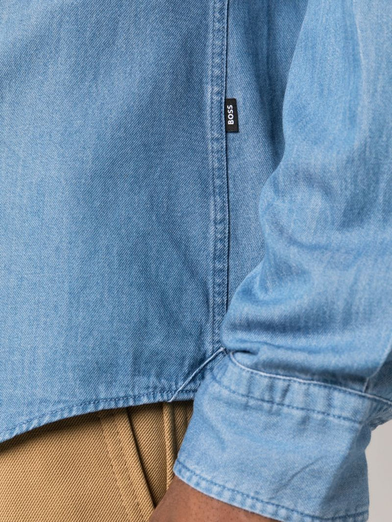 Blue Roan Kent Cotton Shirt