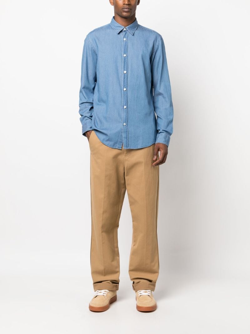 Blue Roan Kent Cotton Shirt
