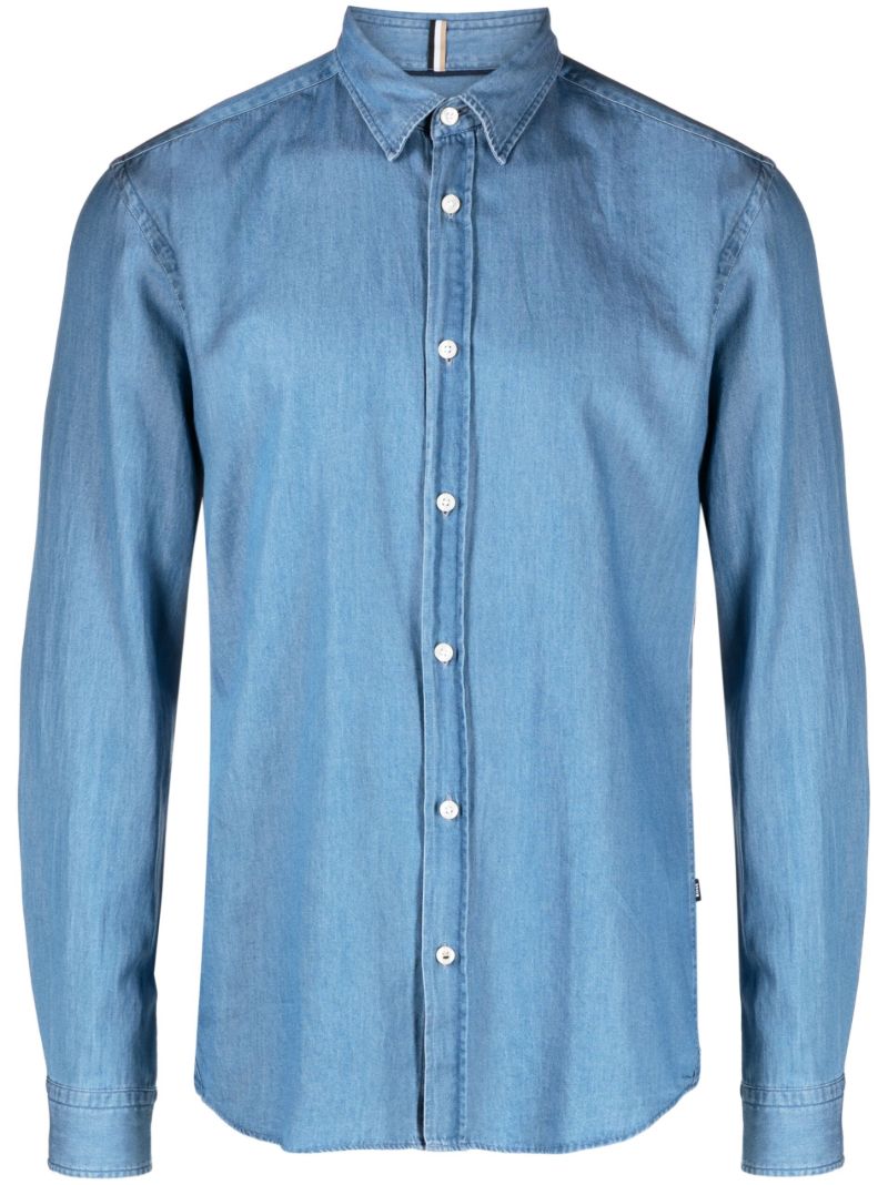 Blue Roan Kent Cotton Shirt