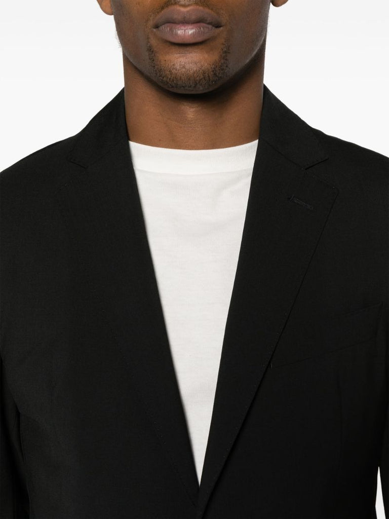 Black Hanry Single-breasted Blazer
