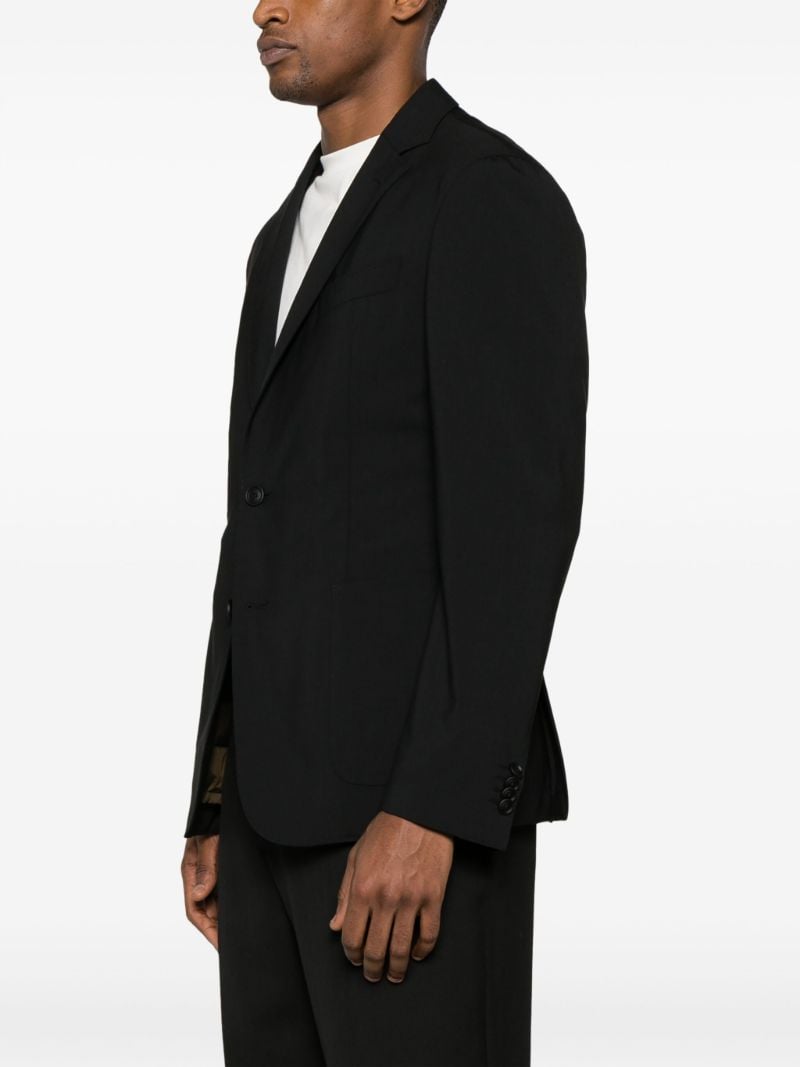 Black Hanry Single-breasted Blazer