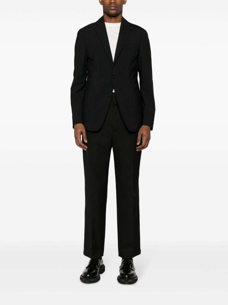 Black Hanry Single-breasted Blazer