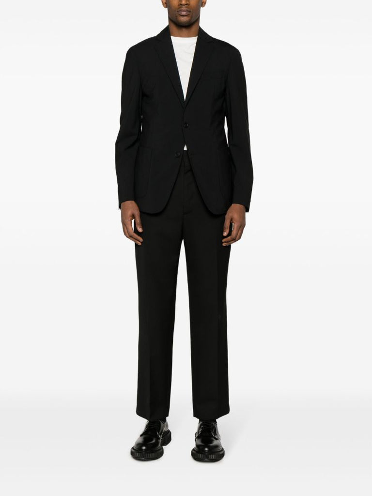 Black Hanry Single-breasted Blazer
