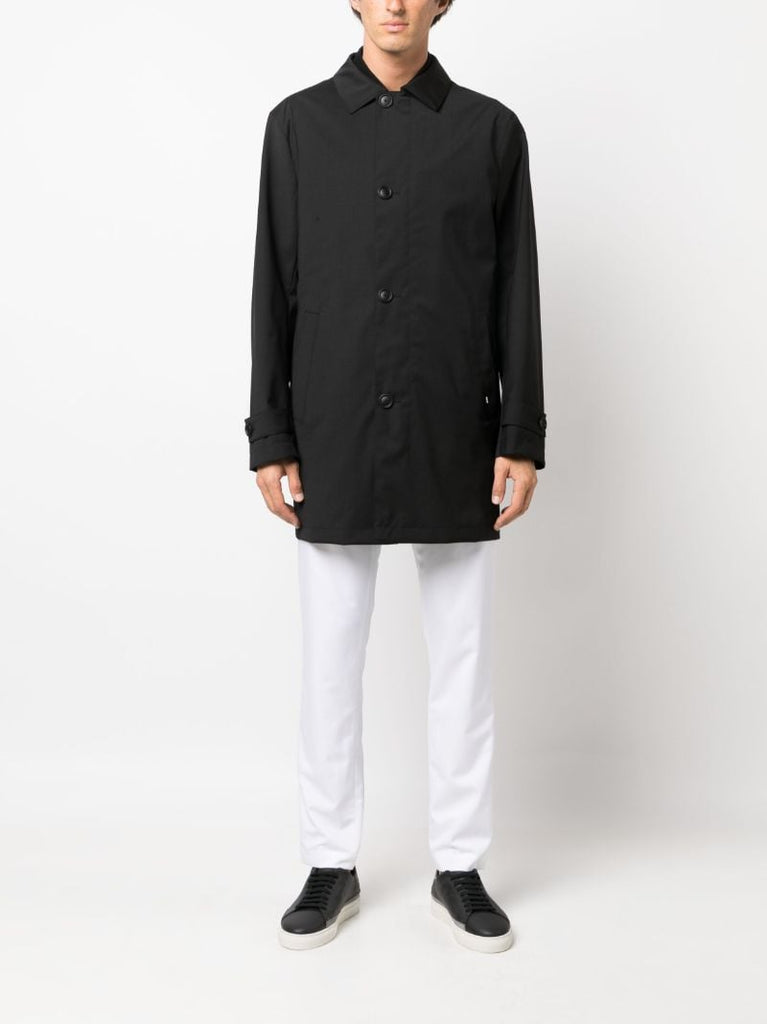 Black Jared 3-in-1 Wool Coat