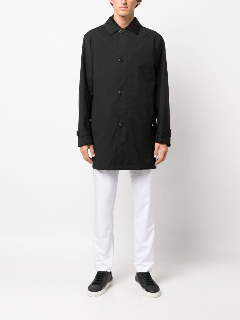Black Jared 3-in-1 Wool Coat