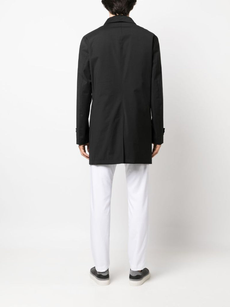 Black Jared 3-in-1 Wool Coat