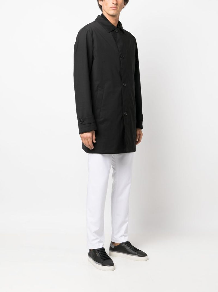 Black Jared 3-in-1 Wool Coat