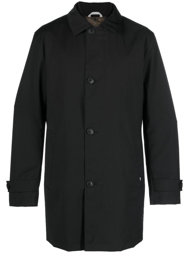 Black Jared 3-in-1 Wool Coat