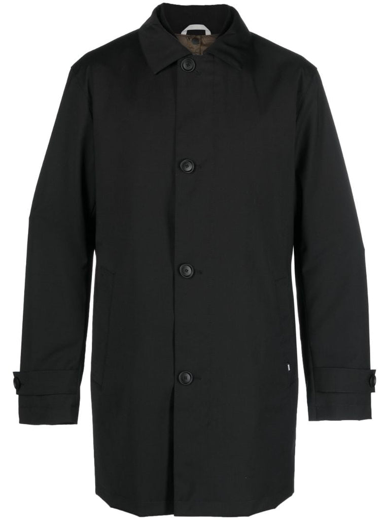 Black Jared 3-in-1 Wool Coat