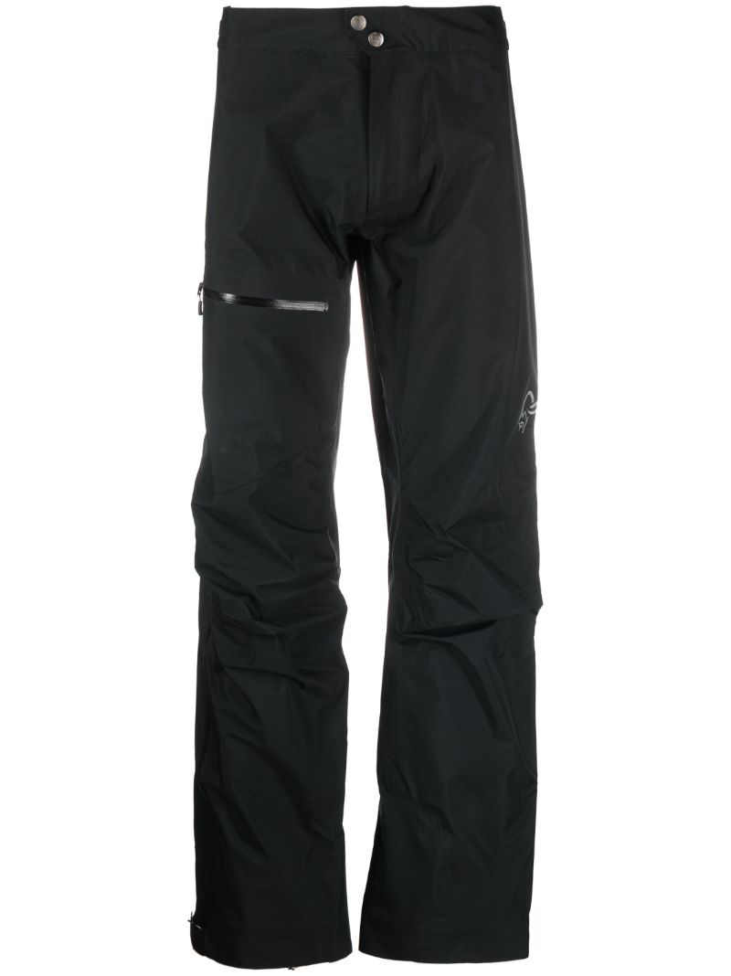 Black Falketind Gore-tex Paclite Trousers