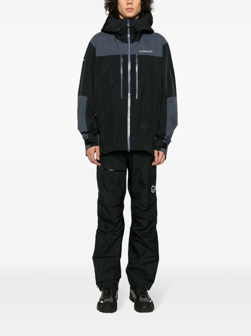 Black Falketind Gore-tex Paclite Trousers