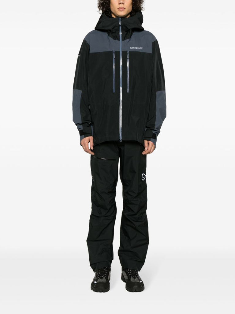 Black Falketind Gore-tex Paclite Trousers