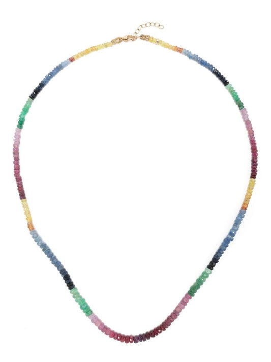 14k Yellow Gold Arizona Sapphire Necklace