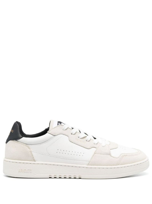 White Dice Lo Leather Sneakers