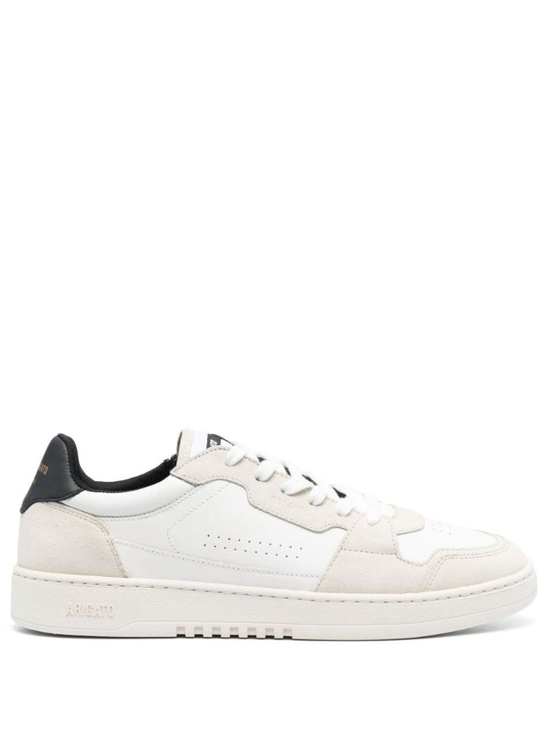White Dice Lo Leather Sneakers