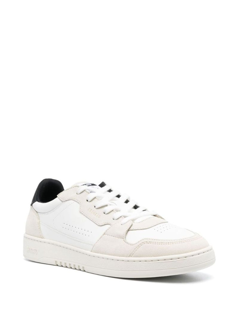 White Dice Lo Leather Sneakers