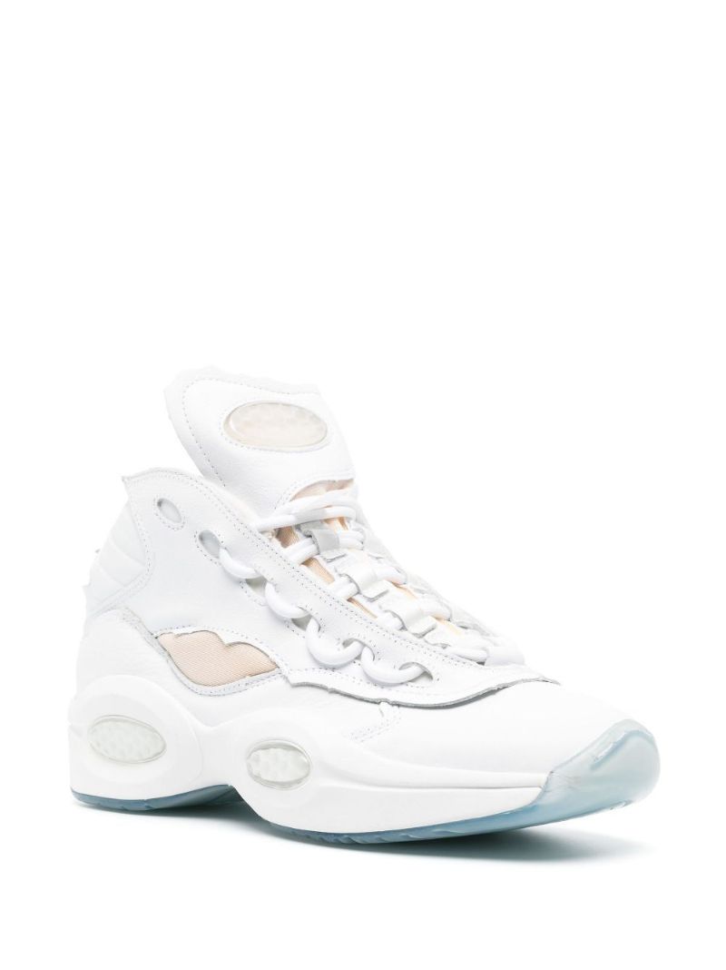 X Maison Margiela White Question Memory of Sneakers