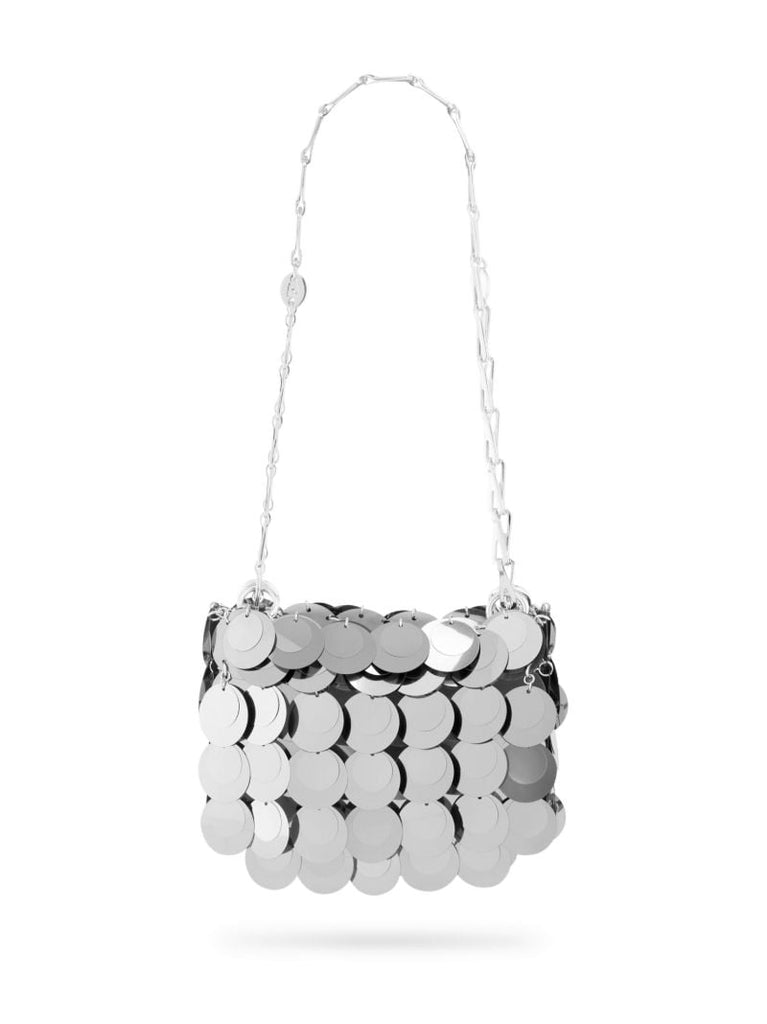 Silver Sparkle Mini Shoulder Bag