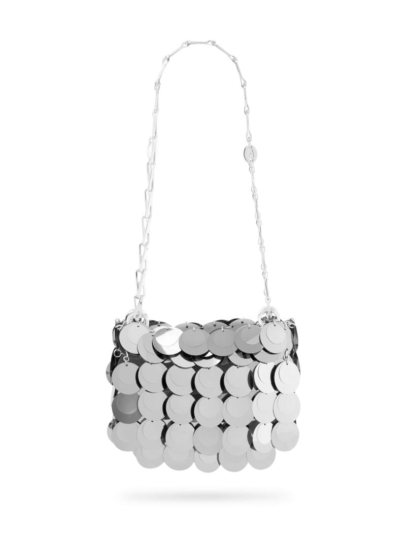 Silver Sparkle Mini Shoulder Bag
