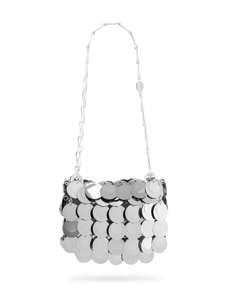 Silver Sparkle Mini Shoulder Bag
