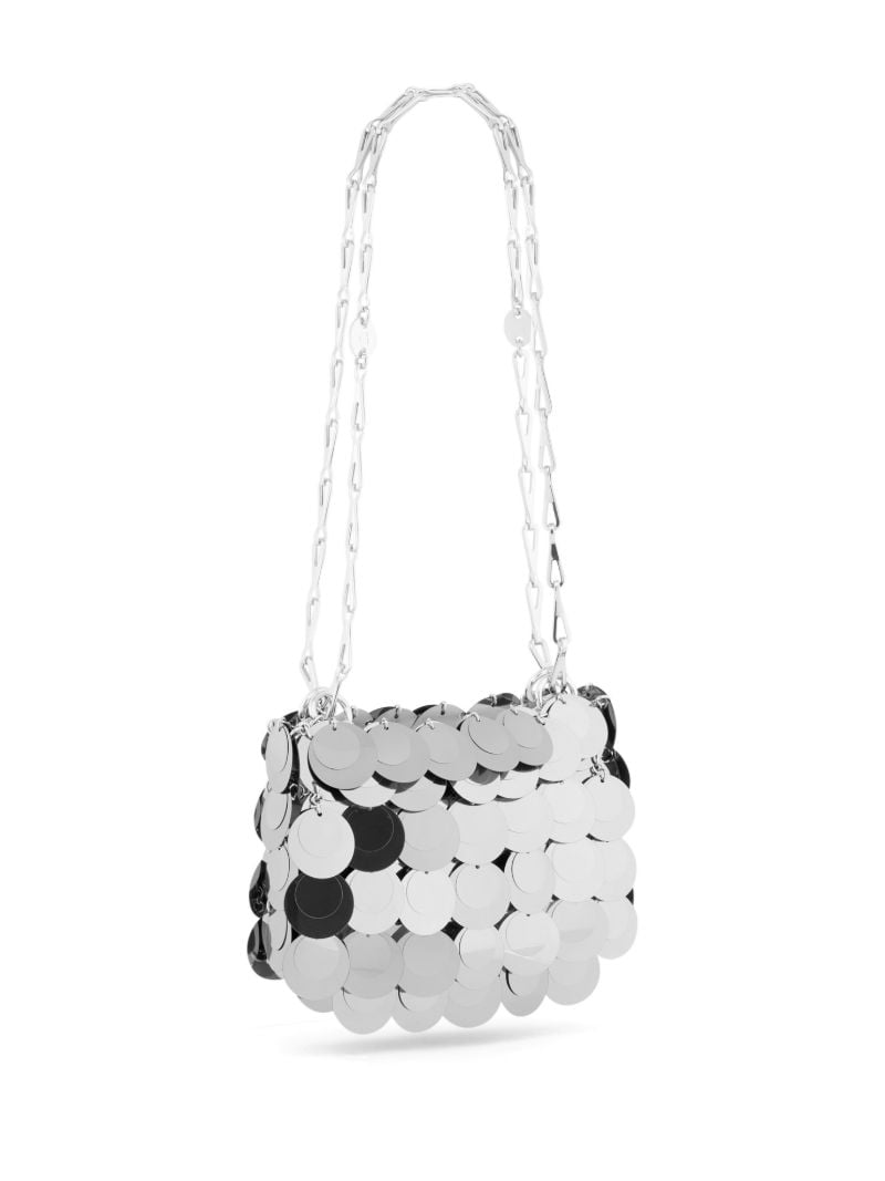 Silver Sparkle Mini Shoulder Bag
