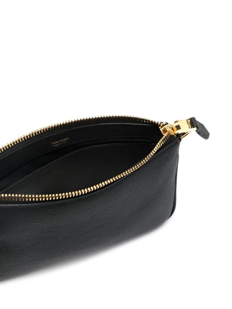 Black Tf Leather Cross Body Bag
