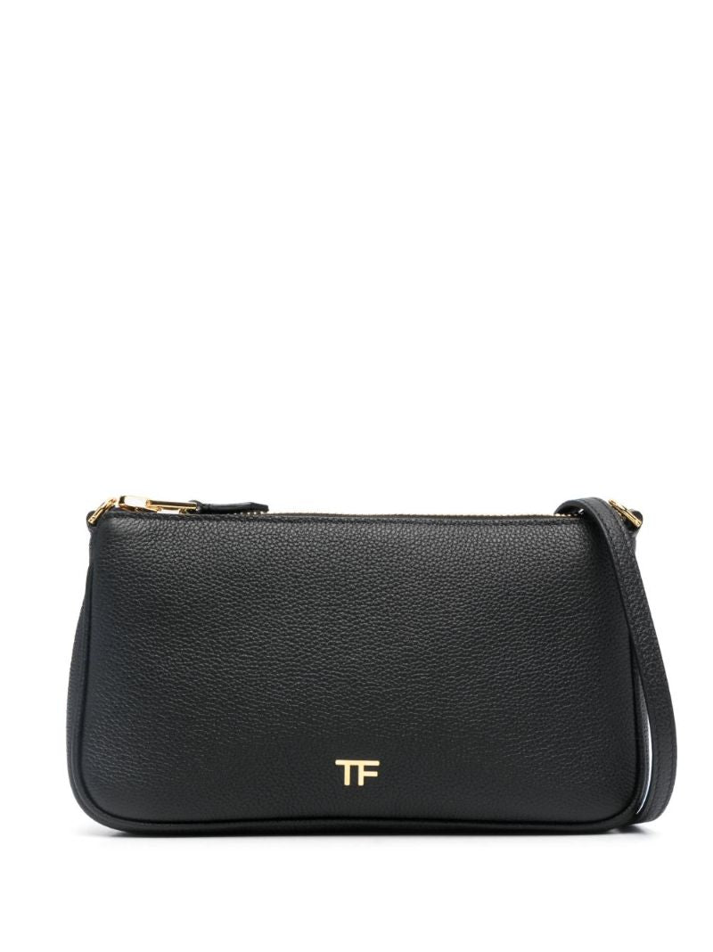 Black Tf Leather Cross Body Bag