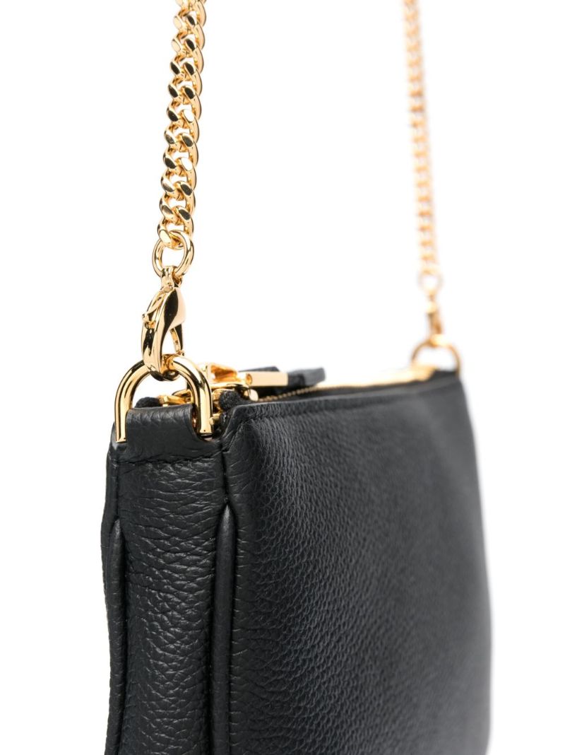 Black Tf Leather Cross Body Bag