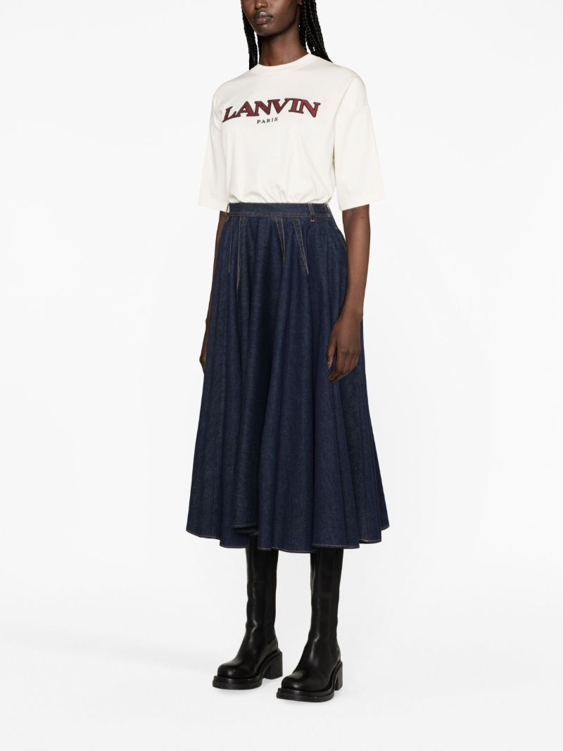 Neutral Logo-embroidered Cotton T-shirt