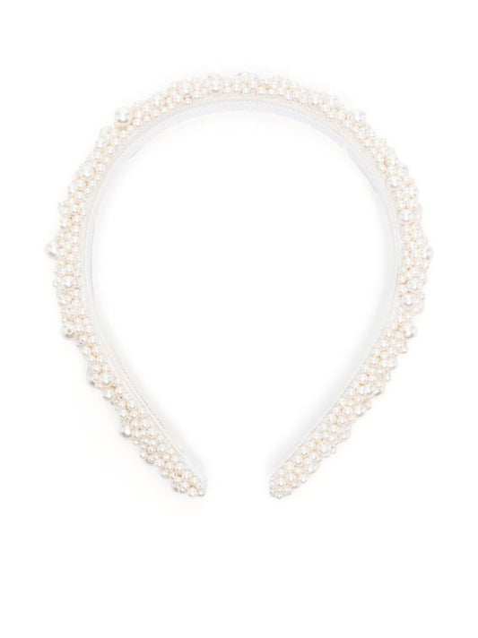 White Britanny Faux Pearl Headband