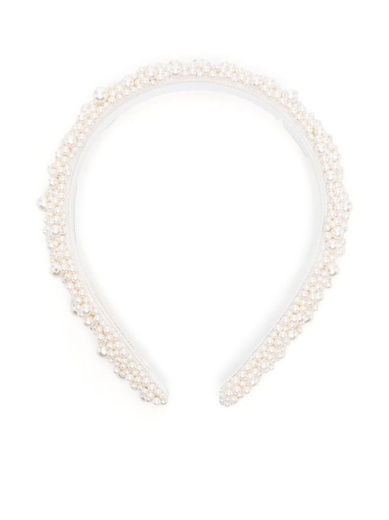 White Britanny Faux Pearl Headband