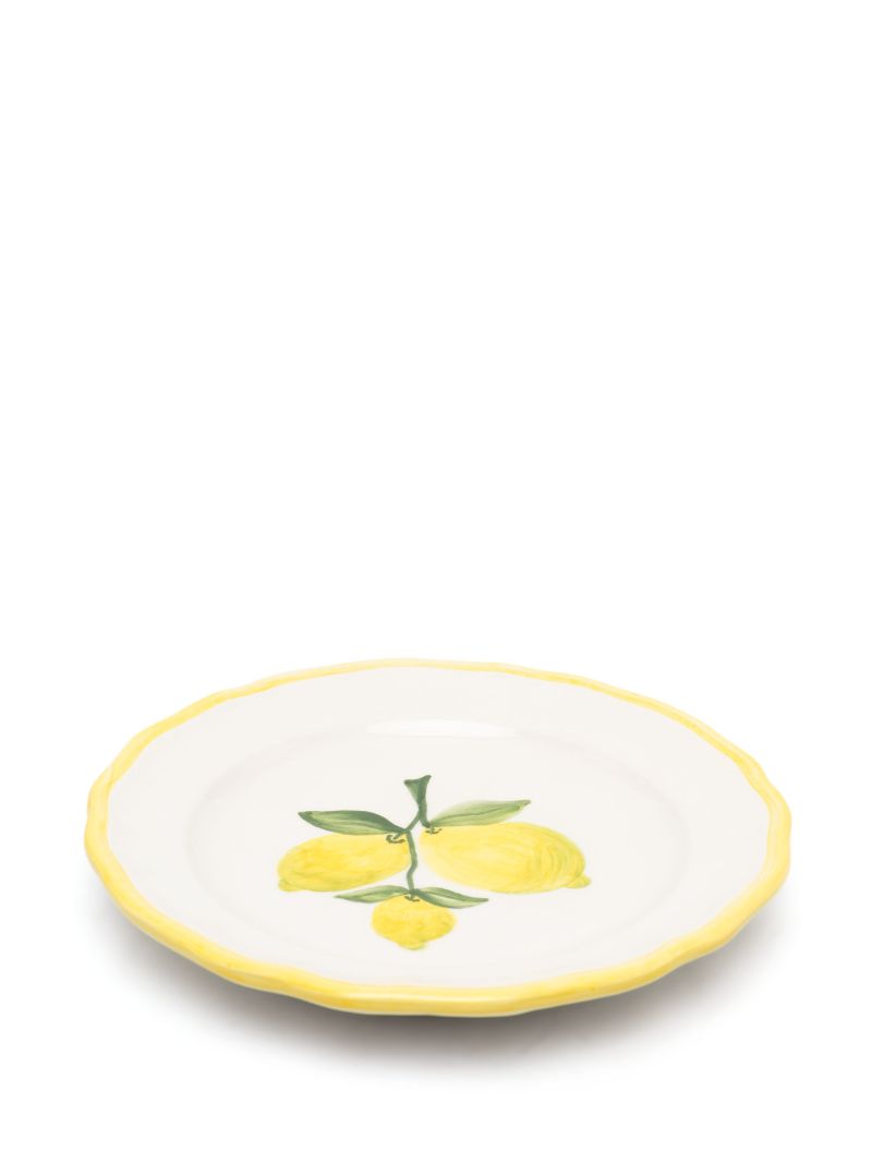 Yellow Lemon Collection Ceramic Plate Set