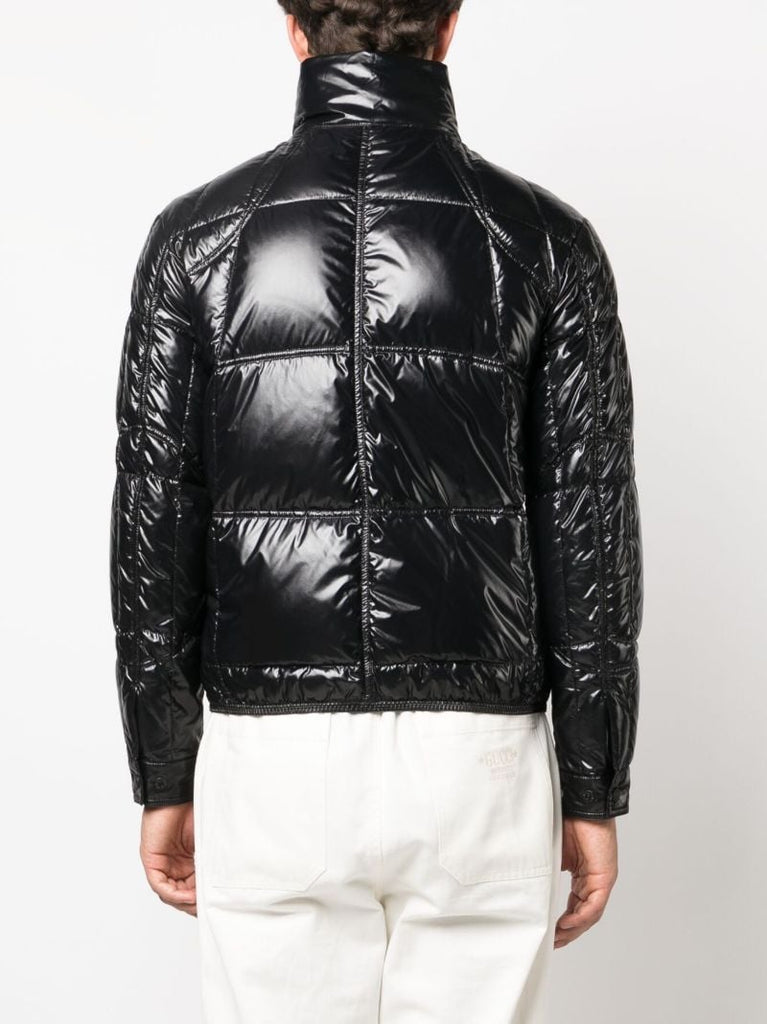 Black Tevel Quilted Down Jacket