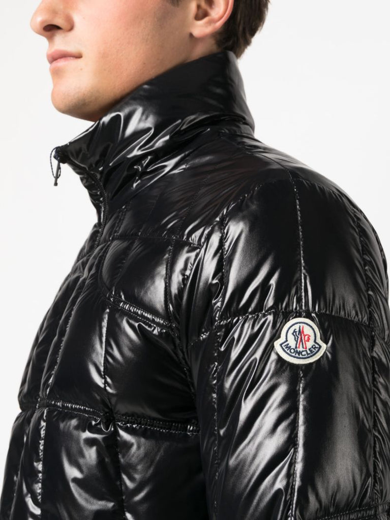 Black Tevel Quilted Down Jacket