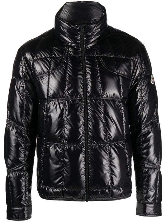 Black Tevel Quilted Down Jacket