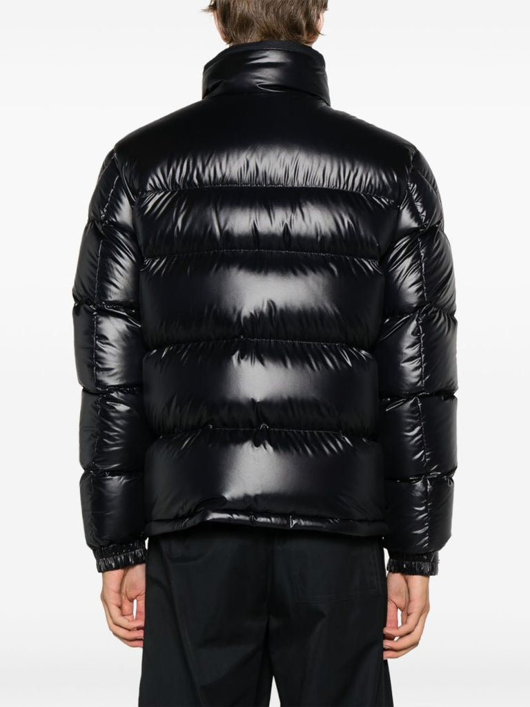 Blue Skarstind Logo Print Puffer Jacket