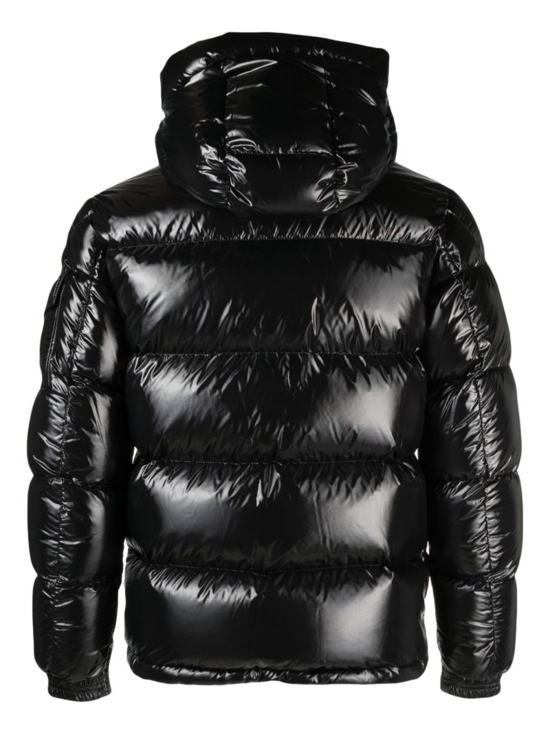 Black Ecrins Hooded Quilted Jacket