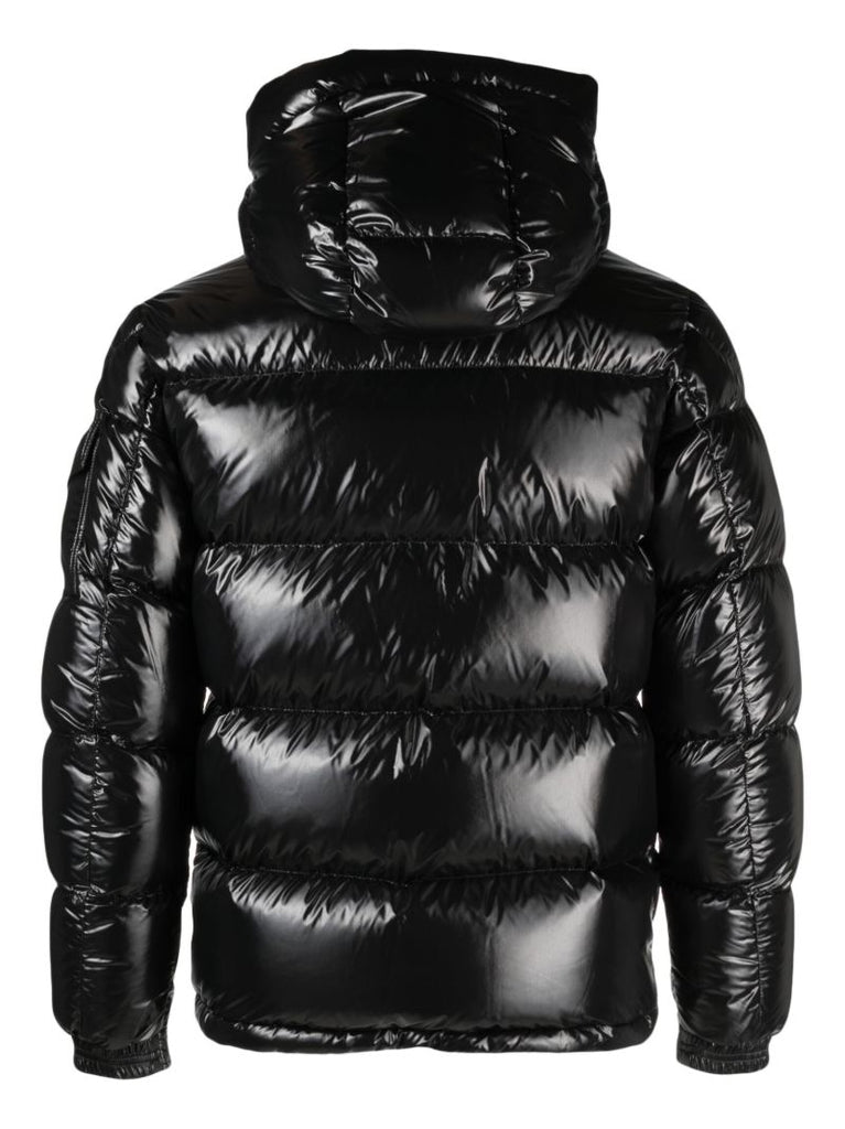 Black Ecrins Hooded Quilted Jacket