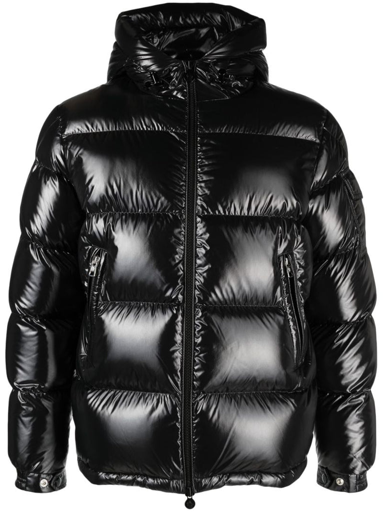 Black Ecrins Hooded Quilted Jacket
