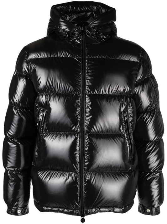 Black Ecrins Hooded Quilted Jacket