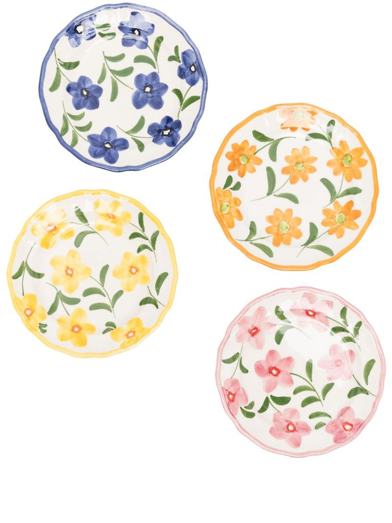 White Spring Porcelain Plate Set